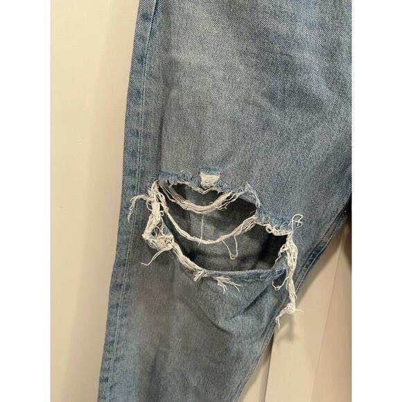 AGOLDE 90’s Straight Distressed Jeans Size 25 - Picture 5 of 9